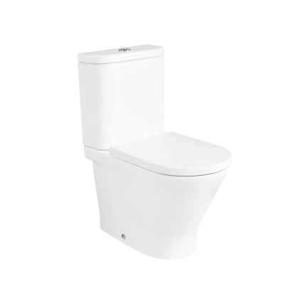 Inodoro THE GAP ROUND compacto Roca completo con salida dual